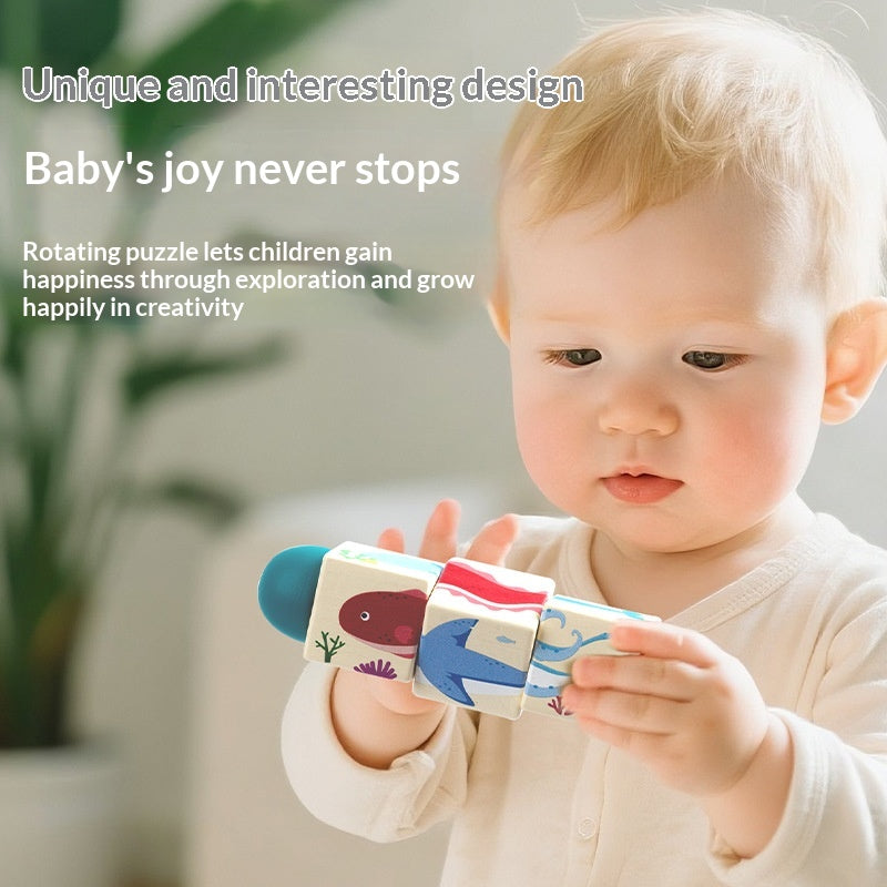 Toddler Grasping Blocks And Rotating Puzzle Educational Toy