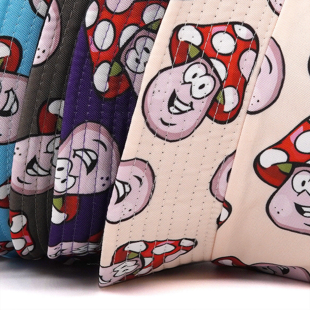 Bucket Cartoon Mushroom Double-sided Wear Bucket Hat