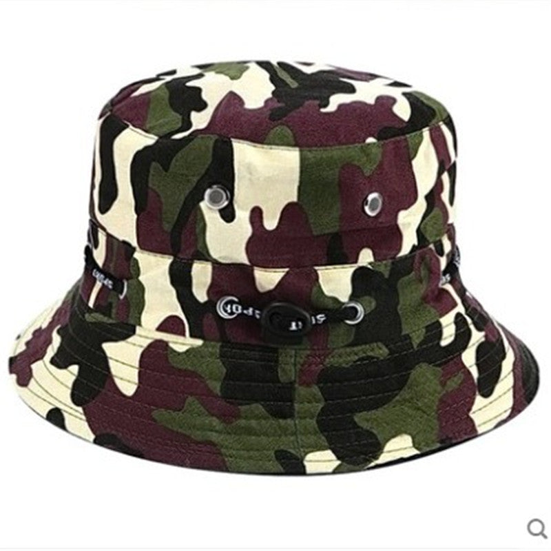 Outdoor Mountaineering Perforated Rope Basin Sun Hat