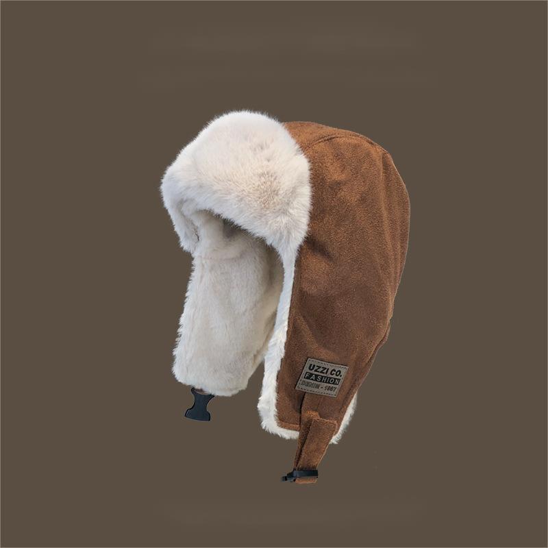 Trendy Warm Plush Wind-proof And Cold Protection Hat