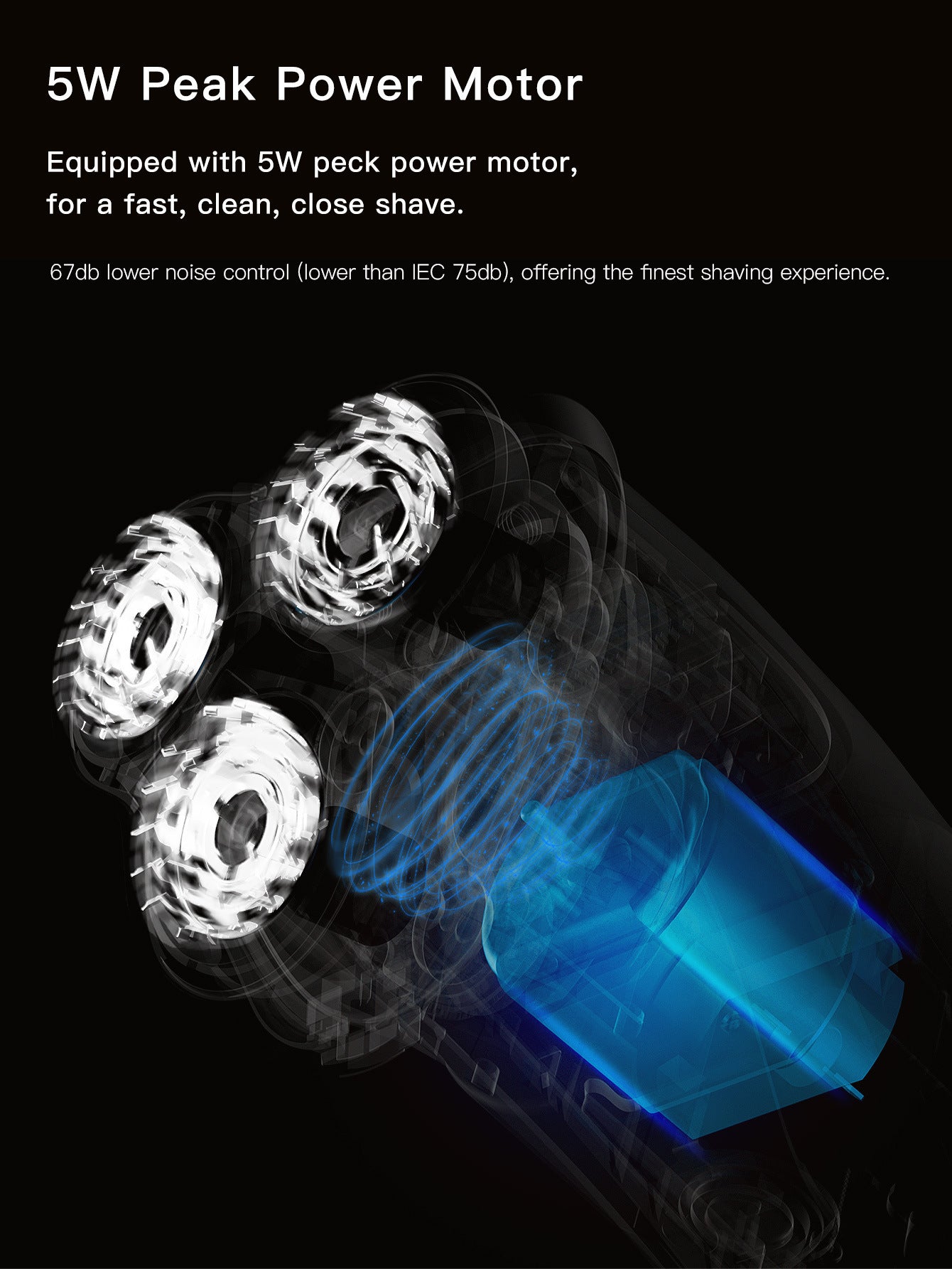 Floating Pogonotomy Three Cutter Head Type-c Fast Charge