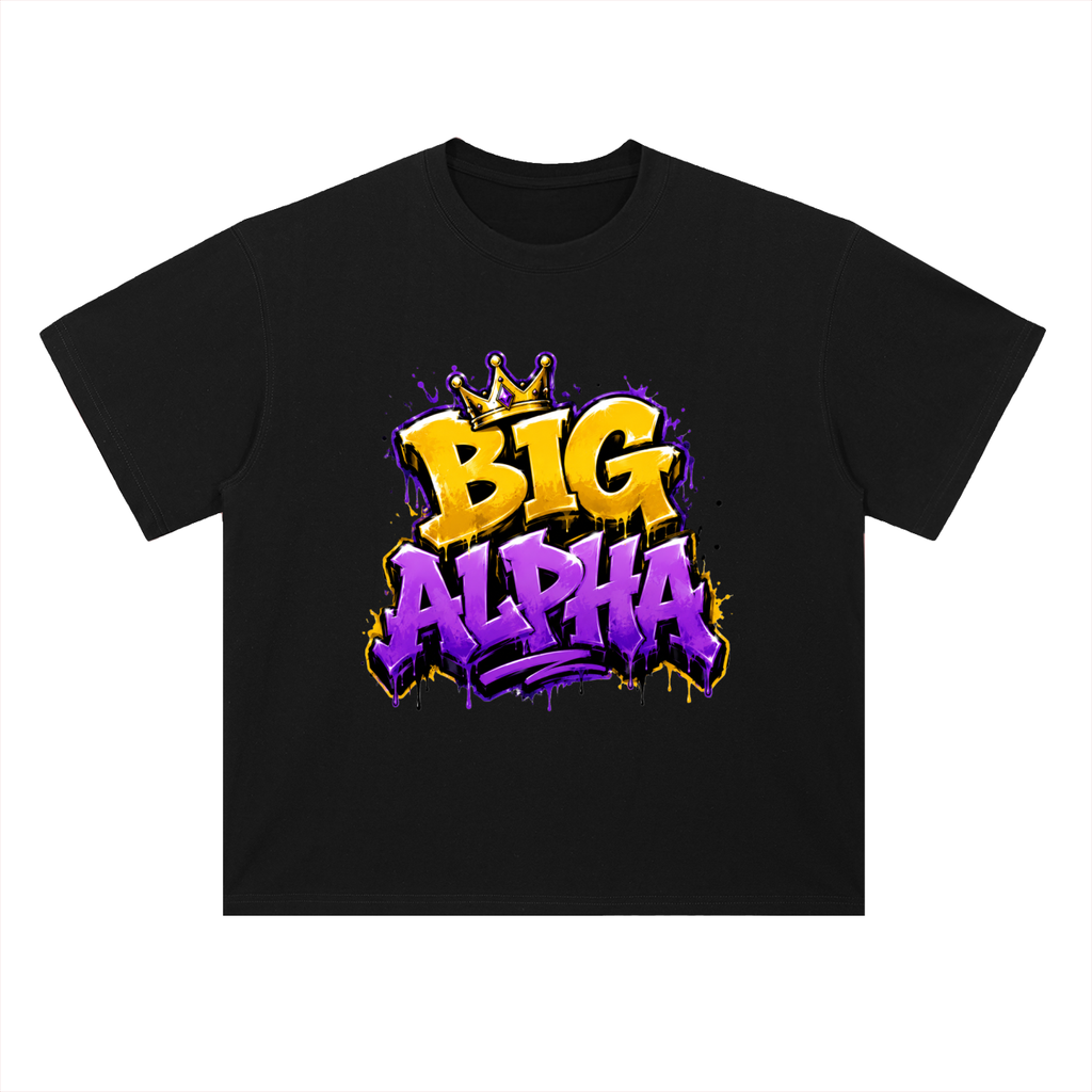 Heavyweight Drop Shoulder Cotton T-Shirt