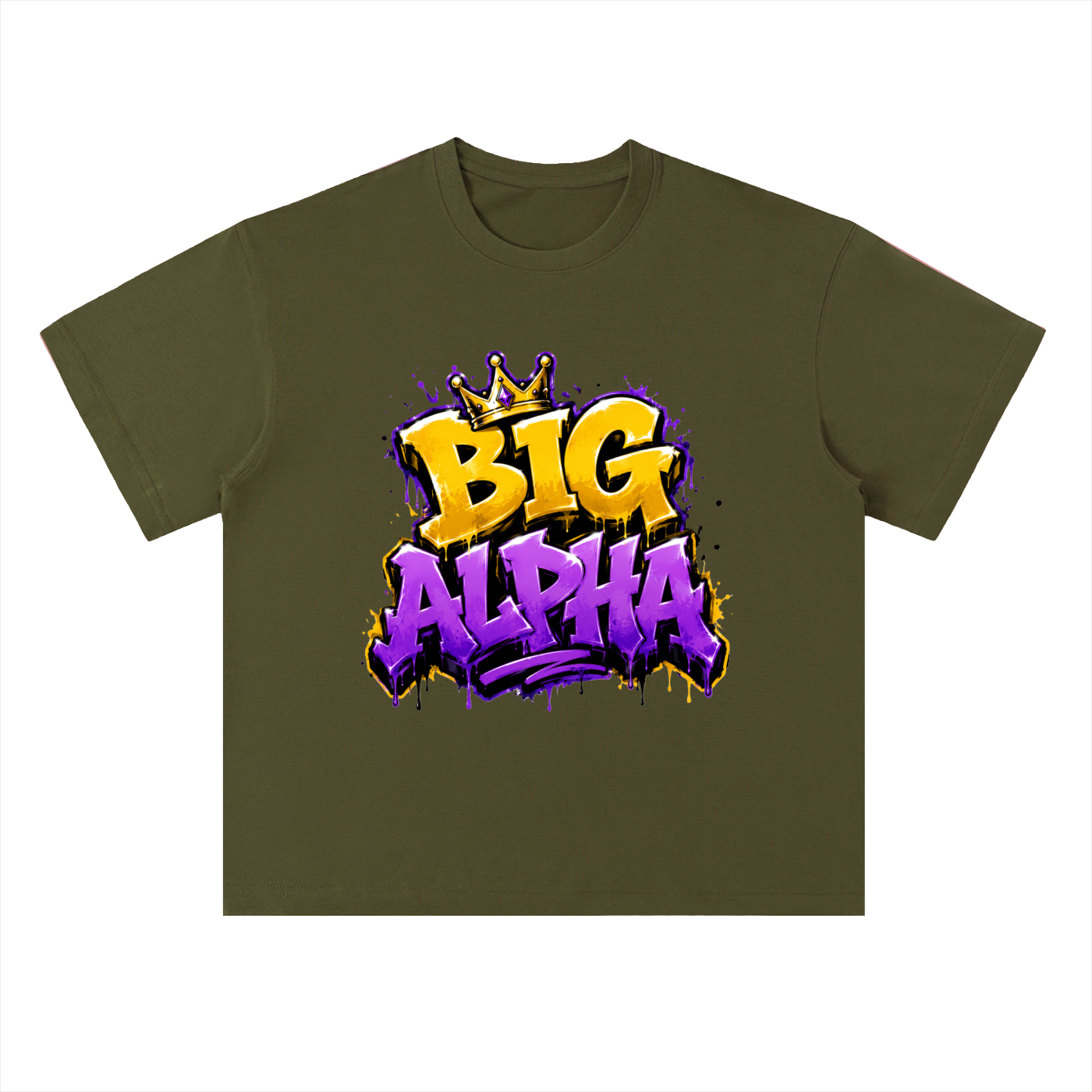 Heavyweight Drop Shoulder Cotton T-Shirt