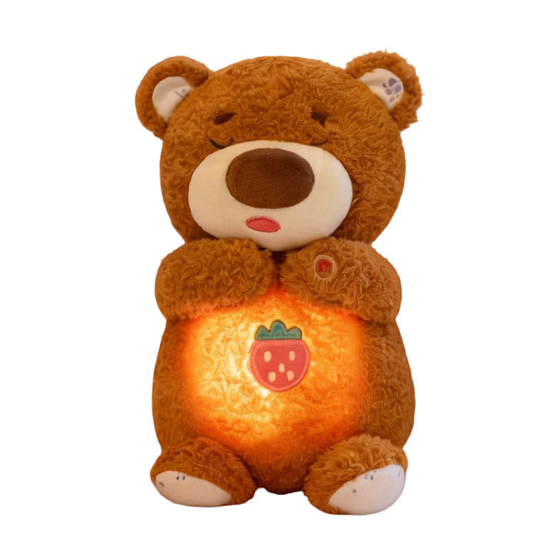 Cute Breathing Teddy Bear Dollperfect For Soothing Babies To Sleep