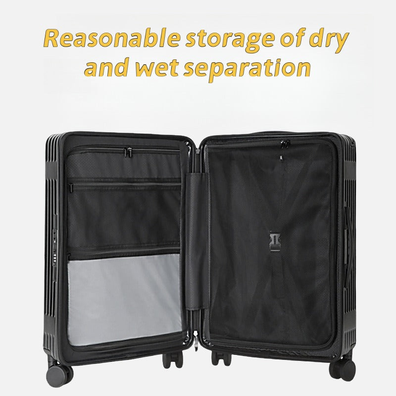 New Fashionable 16 Inch Luggage Case With TSA Customs Lock, 360 Universal Wheel Pull Rod Box, Luggage Universal Wheel Password Box