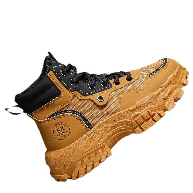 Breathable High-top Vintage British-style Work Boots