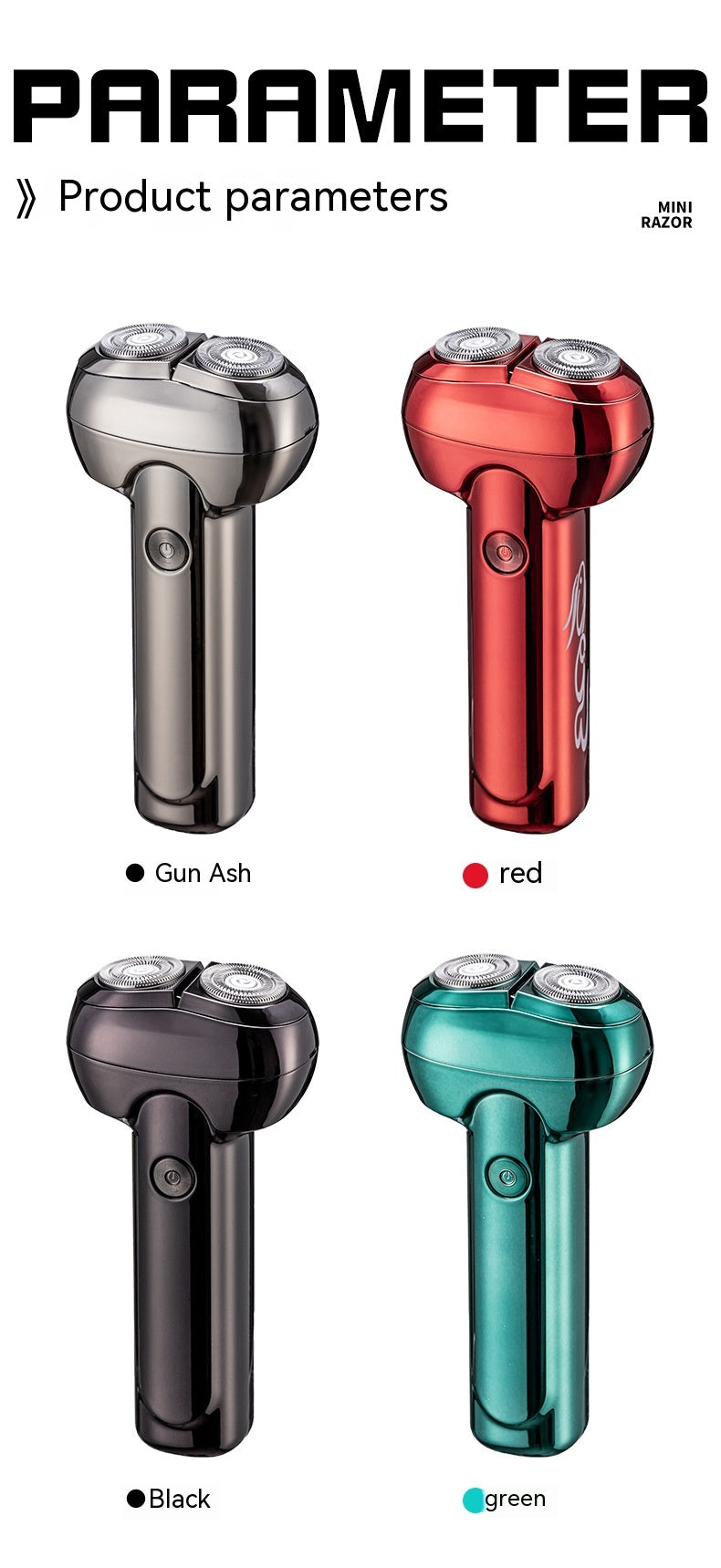 Multifunctional Electric Shaver Men's Portable Mini Compact Smart Gift For Boyfriend