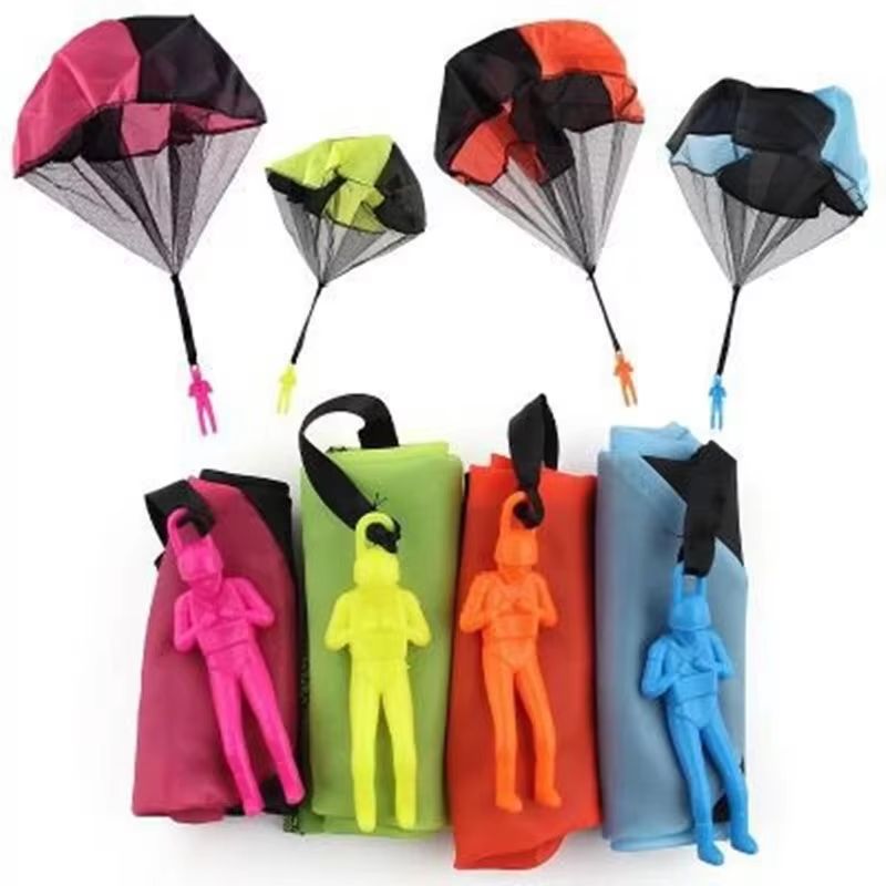 Toys Hand Throw Parachute Toy - Military Style Flying Model