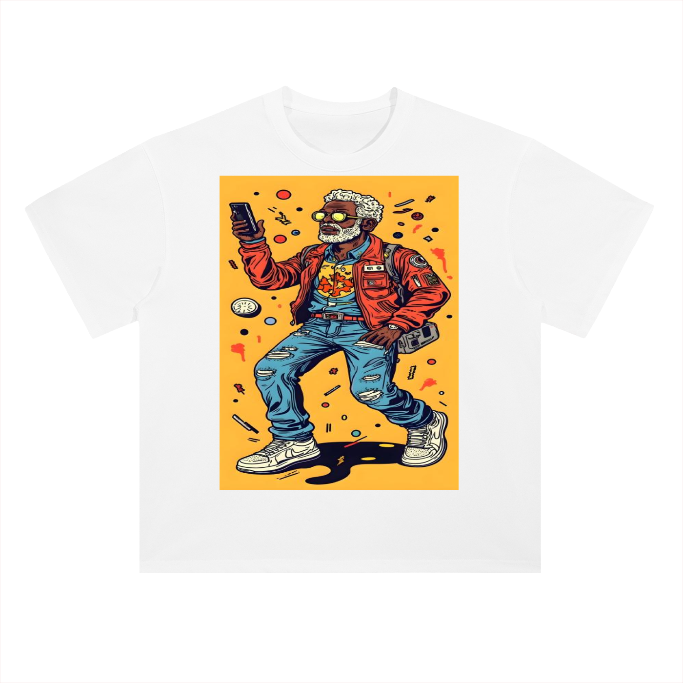 Heavyweight Drop Shoulder Cotton T-Shirt