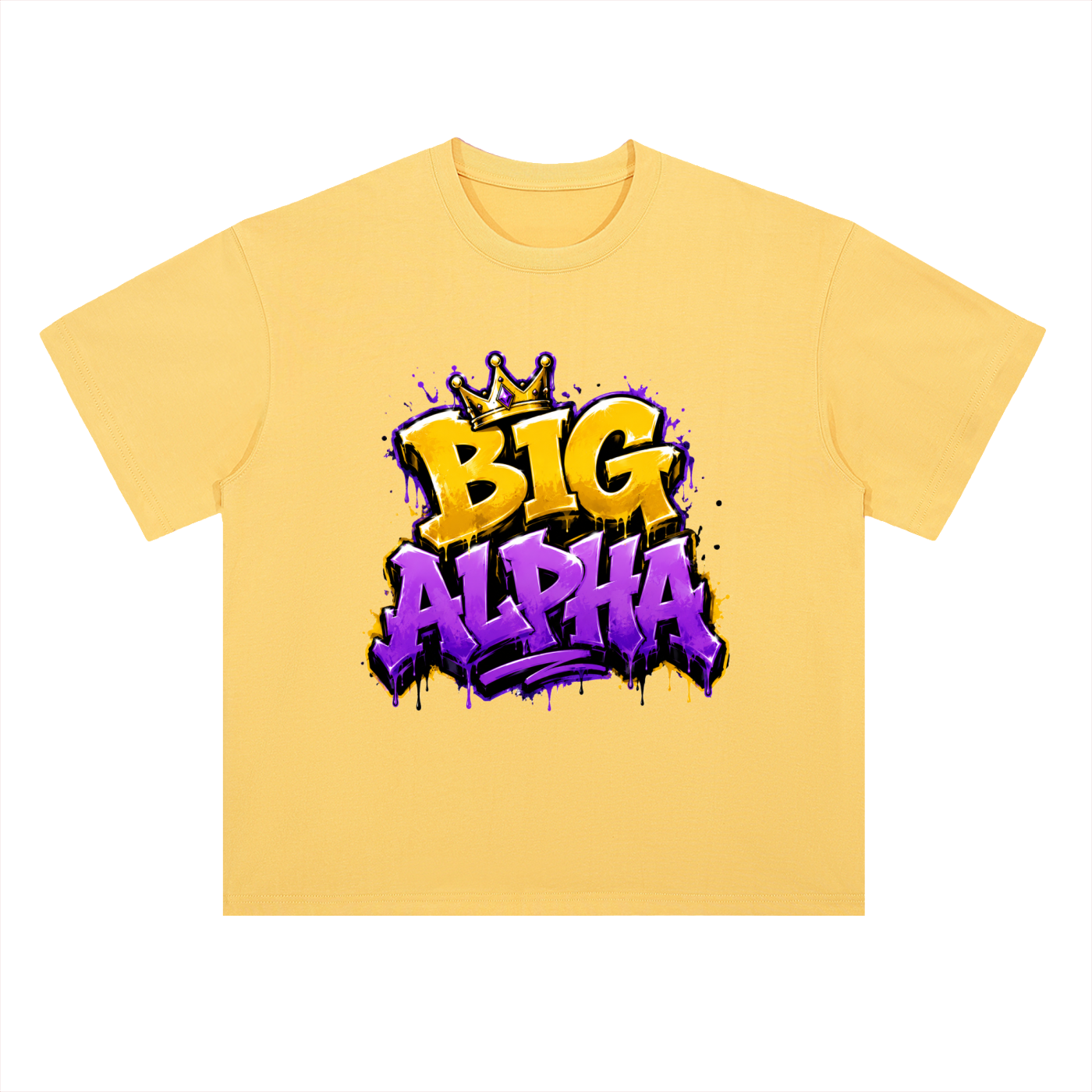 Heavyweight Drop Shoulder Cotton T-Shirt