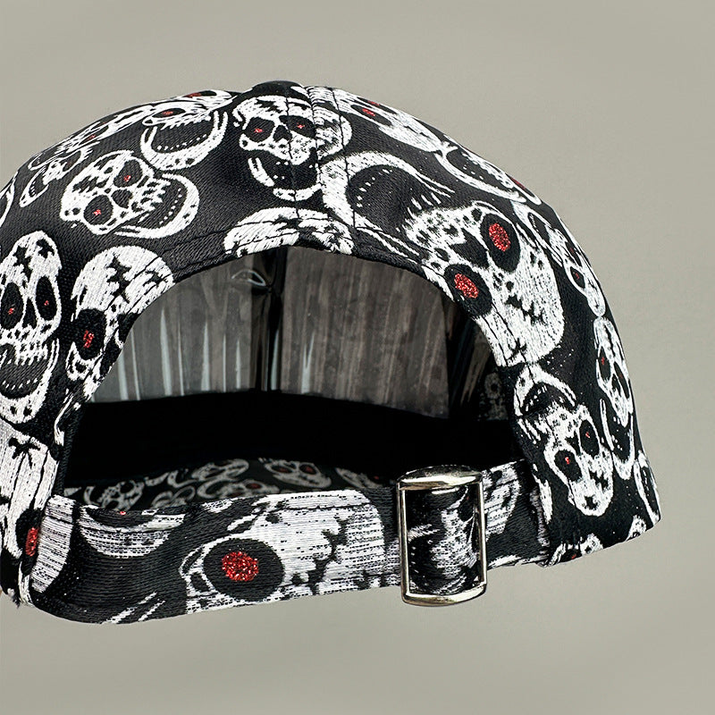 Graffiti Printing Letters Boat Anchor Skull Pattern Baseball Cap