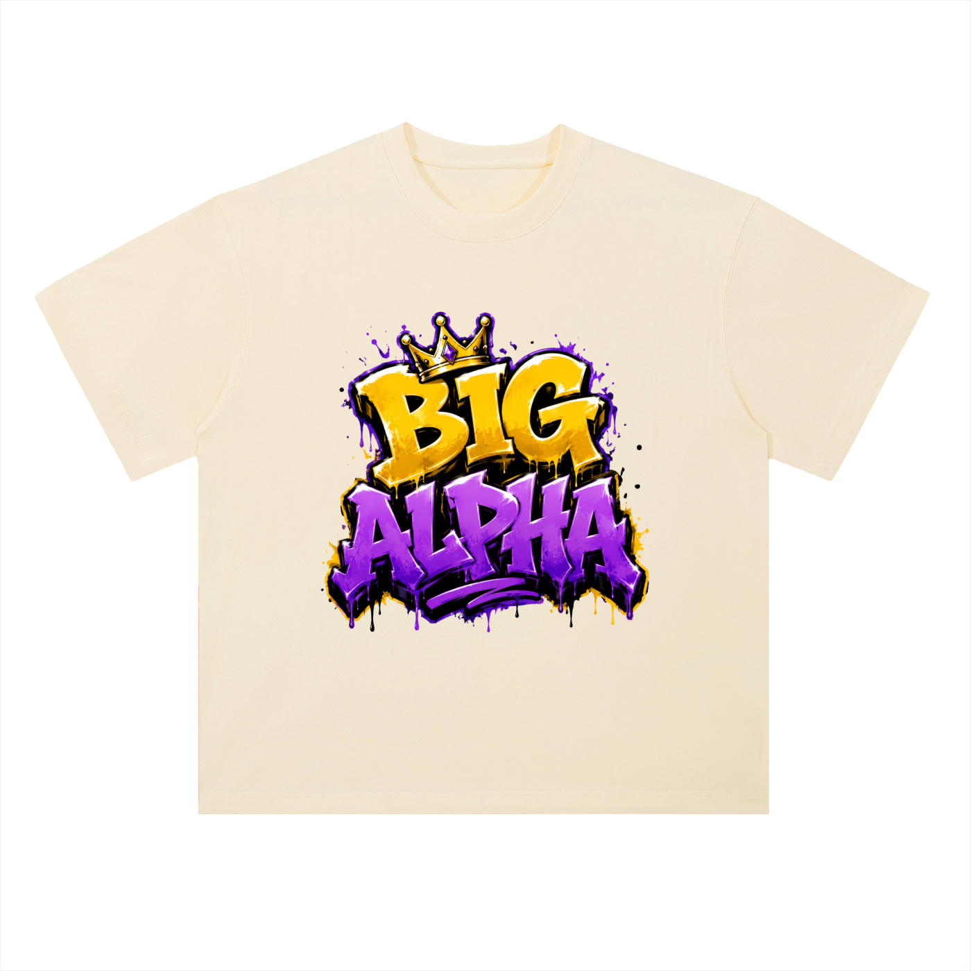 Heavyweight Drop Shoulder Cotton T-Shirt