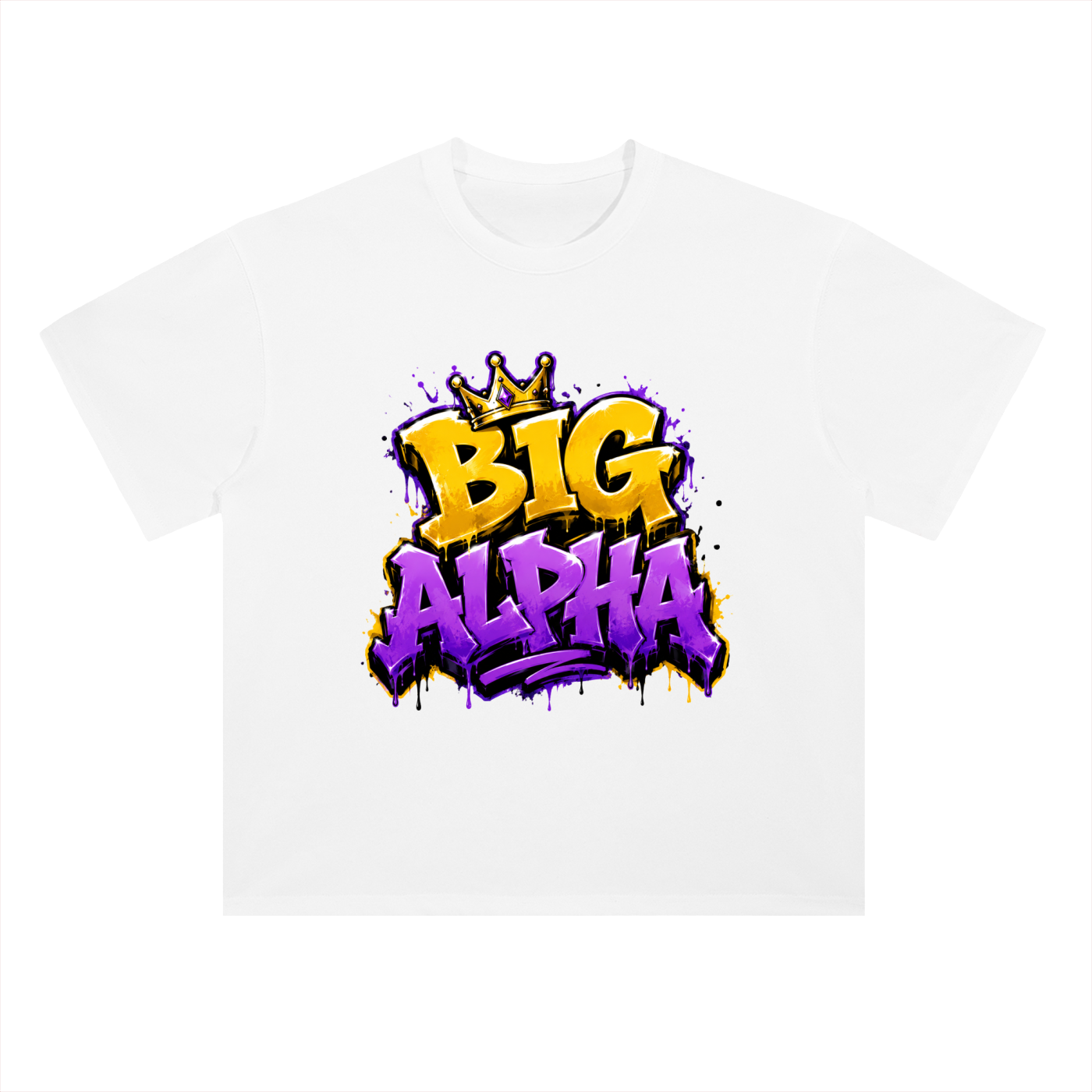 Heavyweight Drop Shoulder Cotton T-Shirt