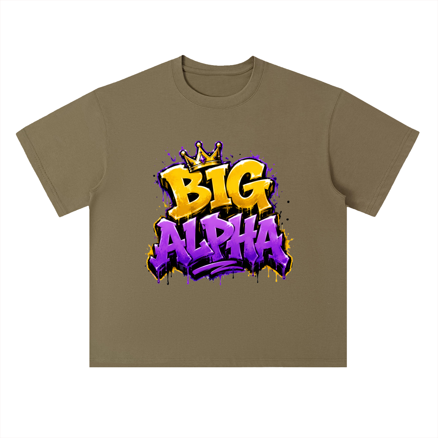 Heavyweight Drop Shoulder Cotton T-Shirt