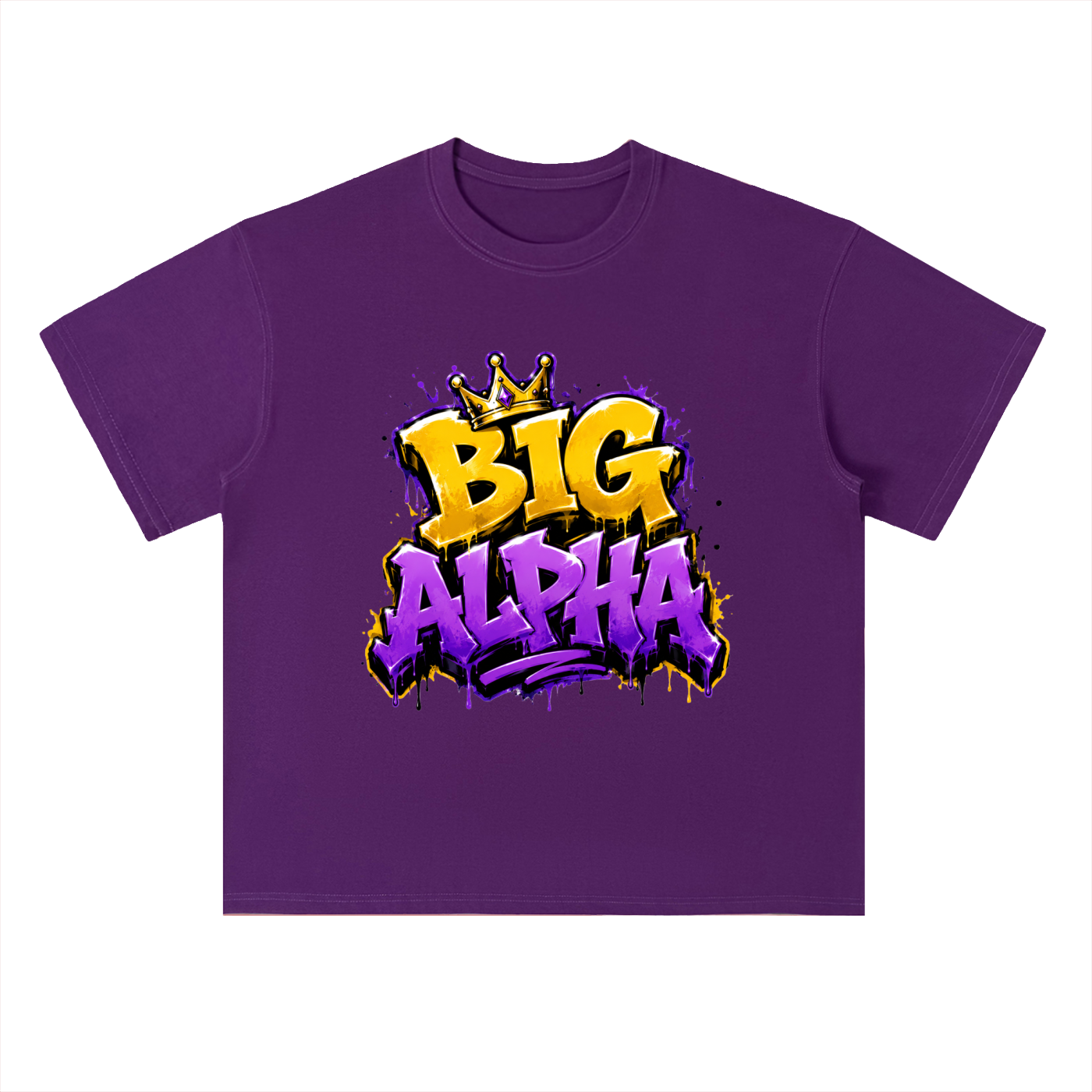 Heavyweight Drop Shoulder Cotton T-Shirt