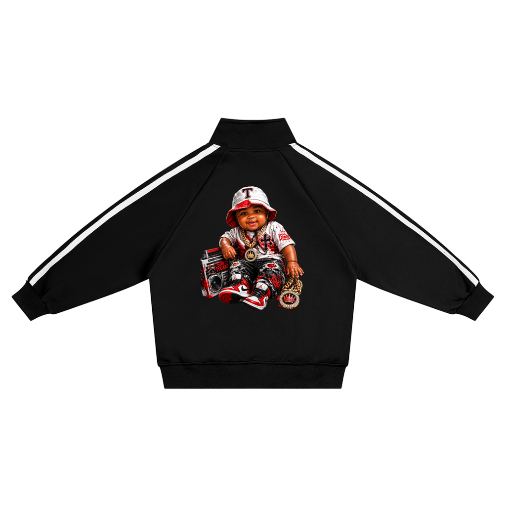 Kids’ Contrast Tape Coach Jacket
