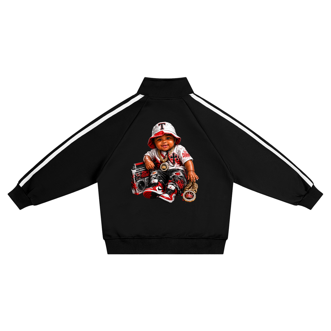 Kids’ Contrast Tape Coach Jacket