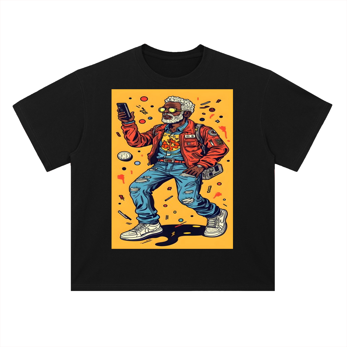 Heavyweight Drop Shoulder Cotton T-Shirt